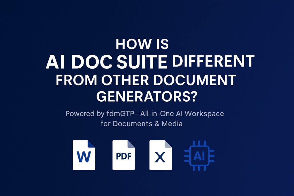 How Is AI Doc Suite Different from Other Document Generators?