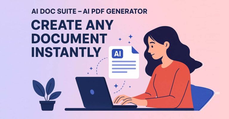 AI PDF Generator: Create Any Document Instantly (Free, No Watermark)