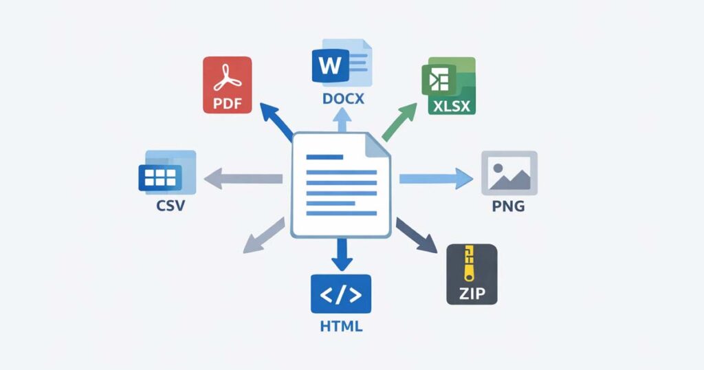 A Complete Guide to Document Export Formats and Their Uses