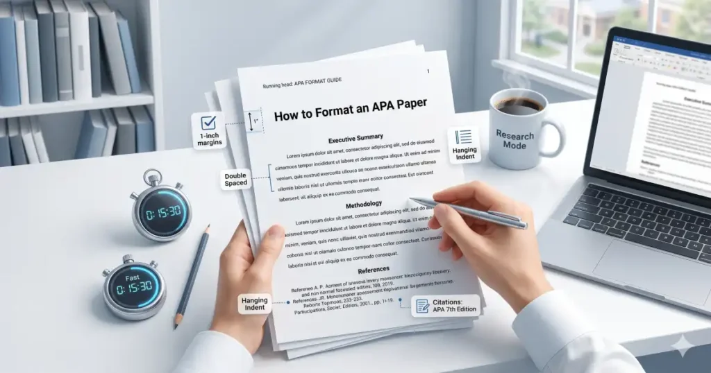 How to Format an APA Paper Fast (Step-by-Step Layout Guide)