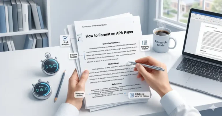 How to Format an APA Paper Fast (Step-by-Step Layout Guide)