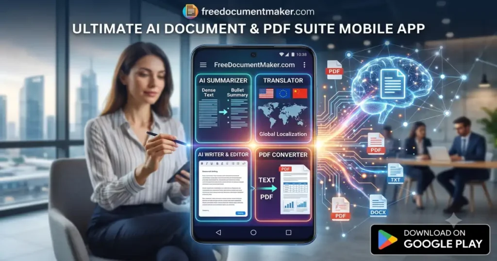 Take Your Office Anywhere: The Ultimate AI Document & PDF Suite Mobile App
